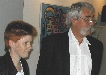 Gerd Wessel und Petra Pau zur Ausstellungseröffnung; Foto: privat