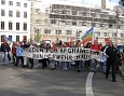Demo gegen Bundeswehr in Afghanistan; Foto: Elke Brosow