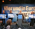 LINKE-Kundgebung zur EU-Wahl auf dem Berliner Alexanderplatz; Foto: Elke Brosow