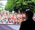 Ca. 4.000 Bürgerinnen und Bürger demonstrierten in Pinneberg gegen einen rechtsextremistischen Aufmarsch; Foto: privat