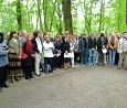 Gedenken an Sinti und Roma auf dem Parkfriedhof Marzahn; Foto: Elke Brosow