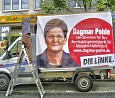 Straßen-Wahlkampf in Marzahn-Hellersdorf; Foto: Heidi Wagner