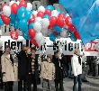 Friedensballons gegen den drohenden Irak-Krieg; Foto: privat