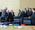Repräsentanten der Jewish Claimes Conferenc (JCC) im Bundestag; Foto: Axel Hildebrandt
