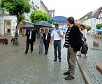 Regen-Spaziergang durch Günzburg; Foto: Elke Brosow