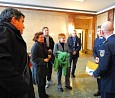 Treffen mit der Bundespolizei auf dem BBI; Foto: Axel Hildebrandt