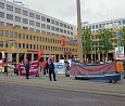 Protest gegen NPD; Foto: Axel Hildebrandt