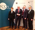 Außenminister Frank-Walter Steinmeier zu Gast auf der ICCA-Konferenz; Foto: privat