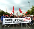 Gegen TTIP und CETA in Berlin; Foto: Elke Brosow