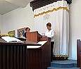 beim Gottesdienst in der Synagoge  Oranienburger Straße; Foto: privat