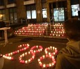 Gedenken an die 288 Menschen aus Marzahn-Hellersdorf, die seit 2020 an CORONA gestorben sind; Foto: Feliks